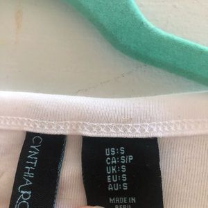 White scoop neck t-shirt